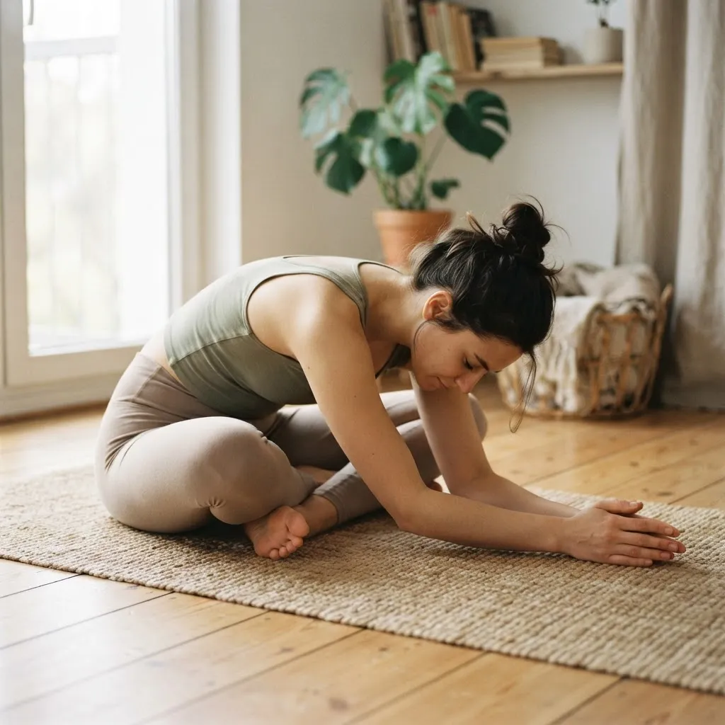 Sanftes Yoga zu Hause