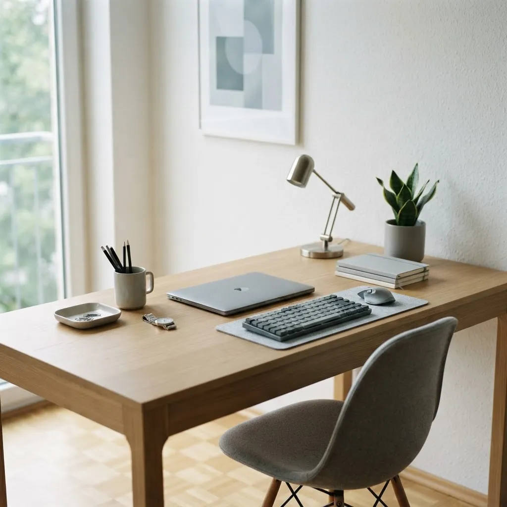 Aufgeräumter Arbeitsplatz